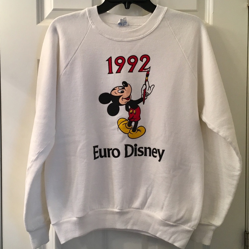 1992 Original Euro Disney Mickey Mouse Sweatshirt